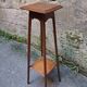 Antique wooden side table, Art Nouveau style