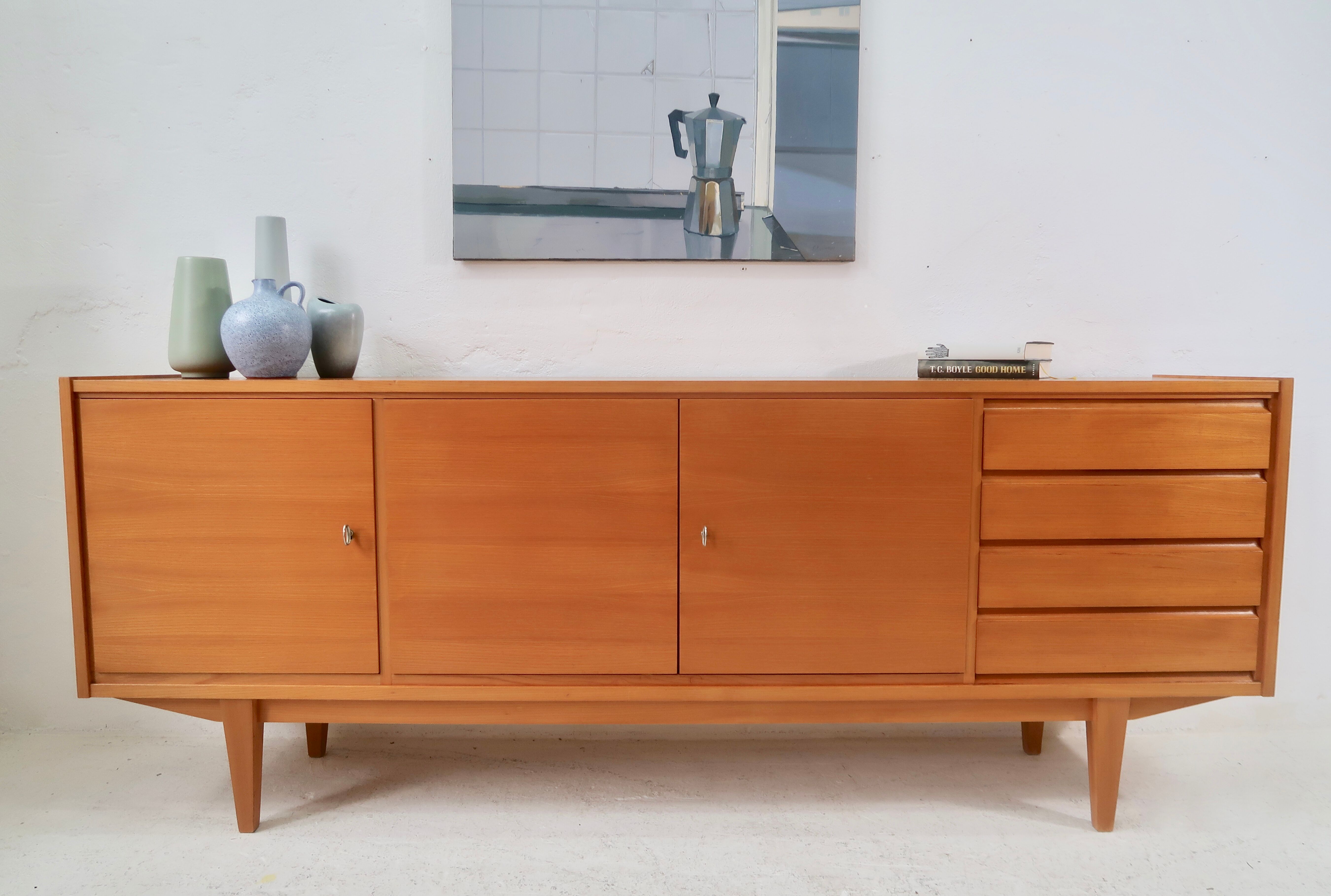 Mid-century ashwood sideboard, 1950s