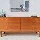 Mid-century ashwood sideboard, 1950s