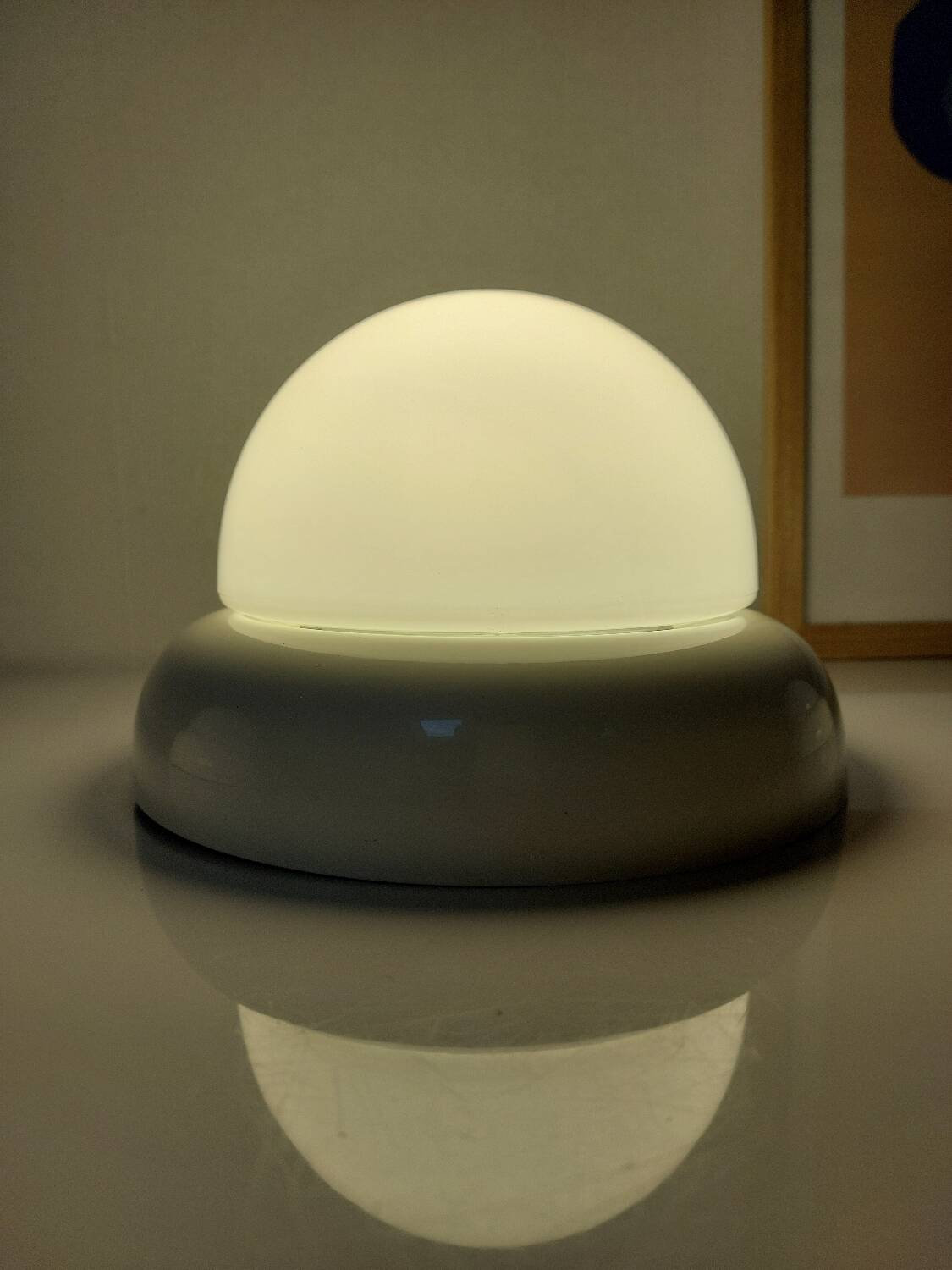 Suite of 3 space age wall lights, Austria 1970