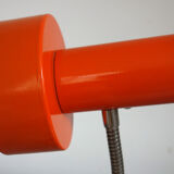 Orange metal lamp 70s