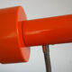 Orange metal lamp 70s