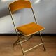 Chaise pliante velours