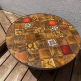 Ceramic coffee table by Jean Gregorieff