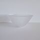 Glass bowl Trigona for Holmegaard, Denmark 1980s