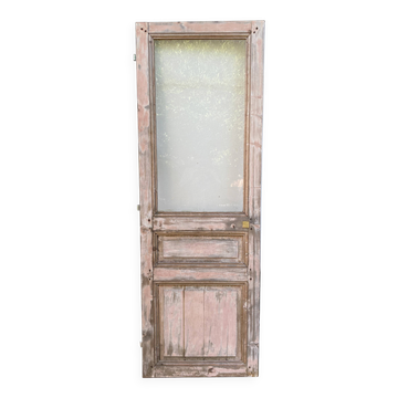 old glass door