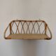 Vintage rattan shelf