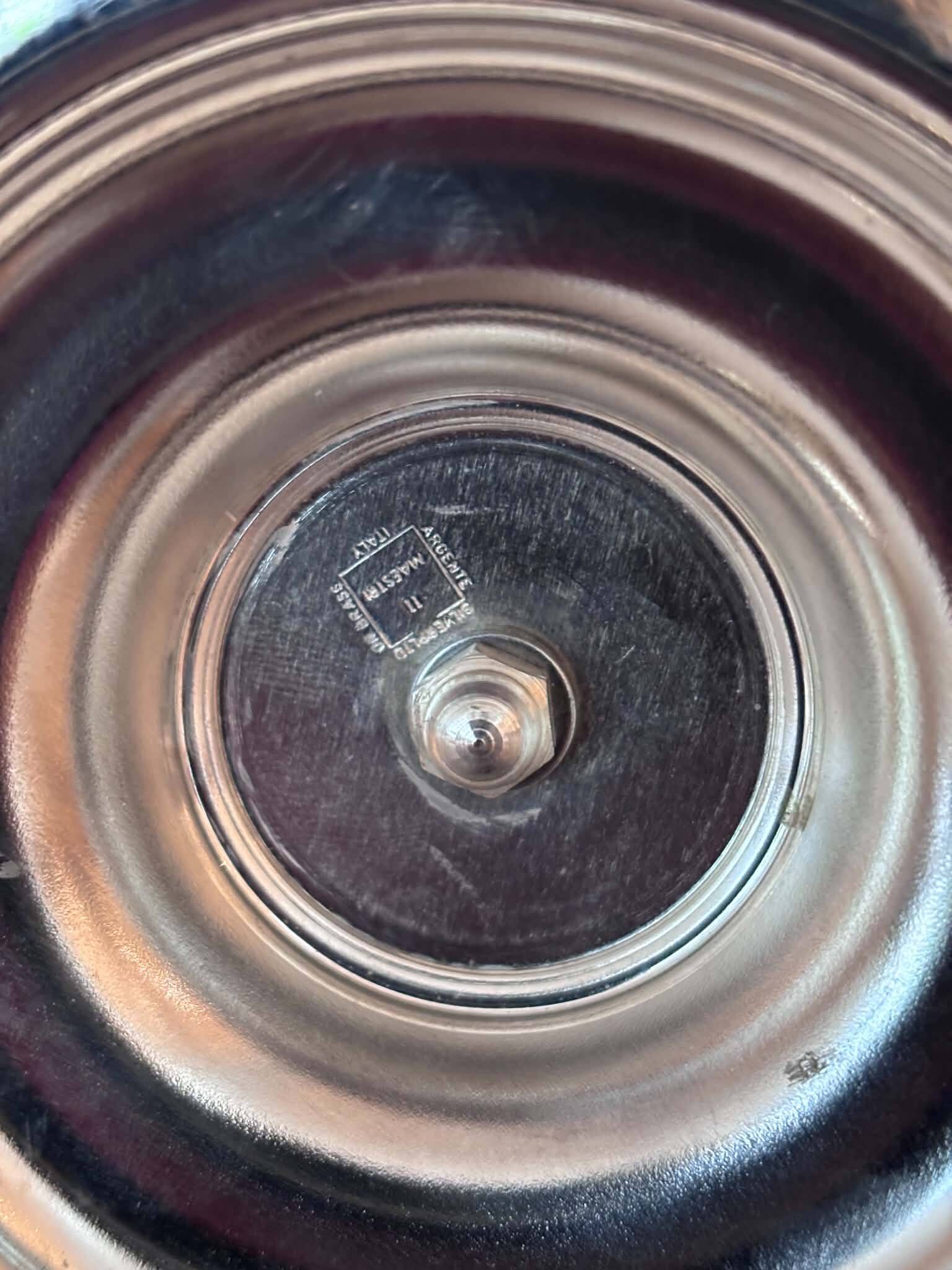 Silver candlestick
