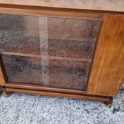 Mahogany glass sideboard, 1950
