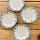 4 ironstone plates
