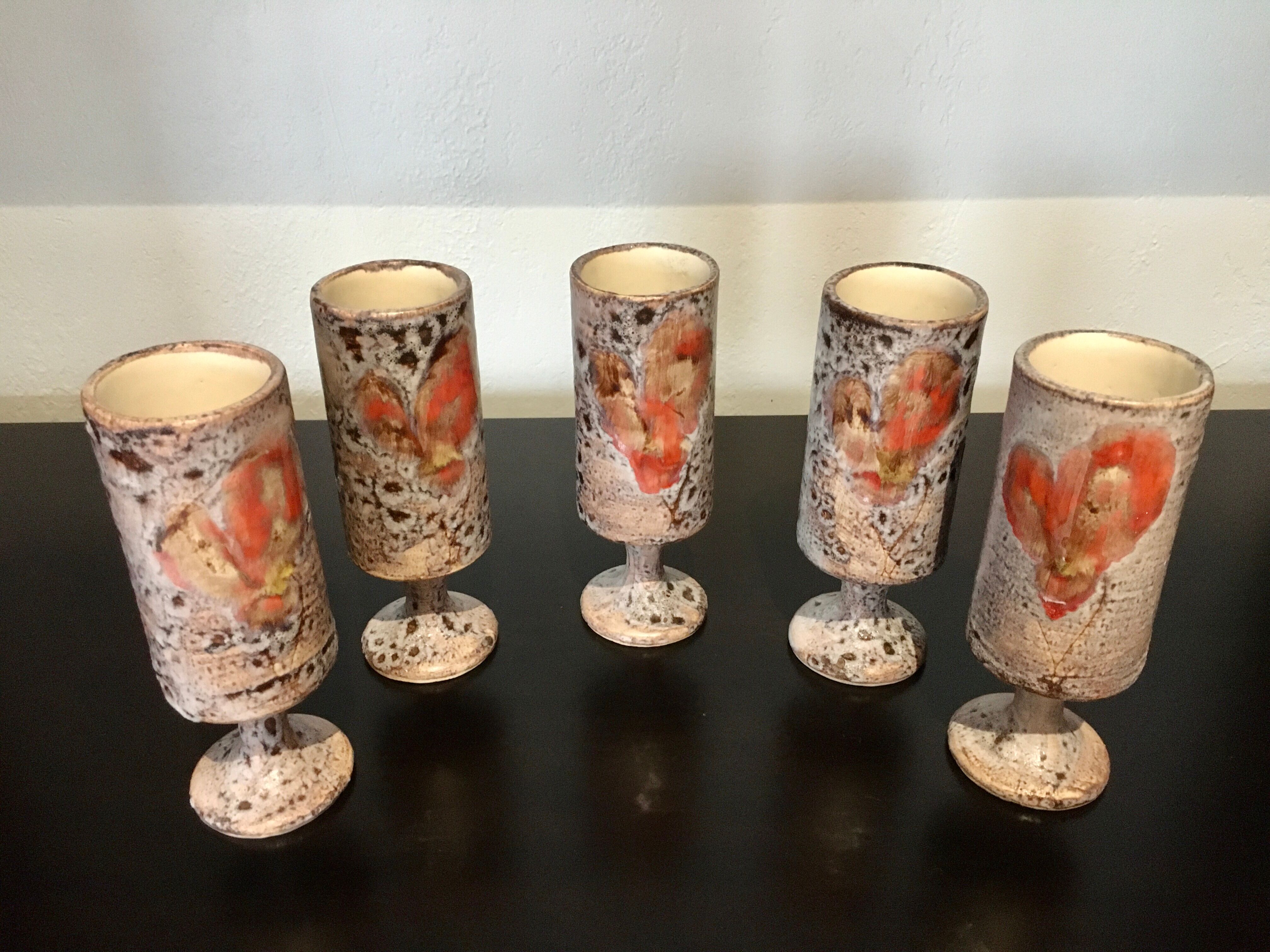 Service at orangeade Vallauris signed Bonaudi