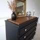 Commode vintage noire