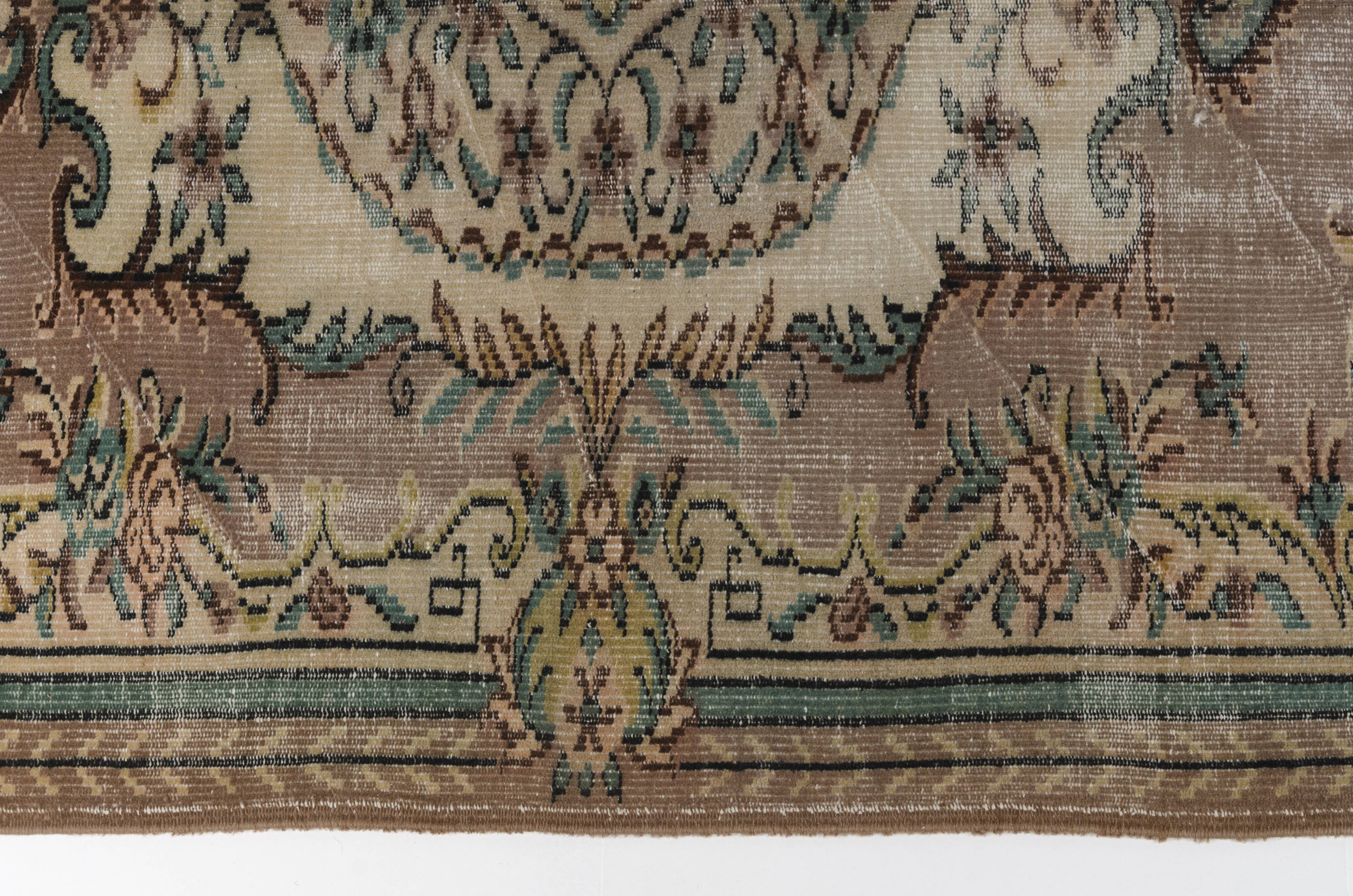 Vintage Turkish Floor Rug Sku v1047