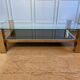 Belgo Chrom gold coffee table with 23 Carats fine gold