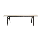 School bench for entry