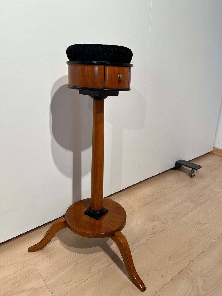 Biedermeier Sewing Stand in Cherrywood, South Germany, 1825