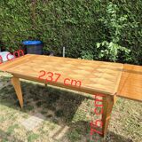 Table de salle à manger en acajou français