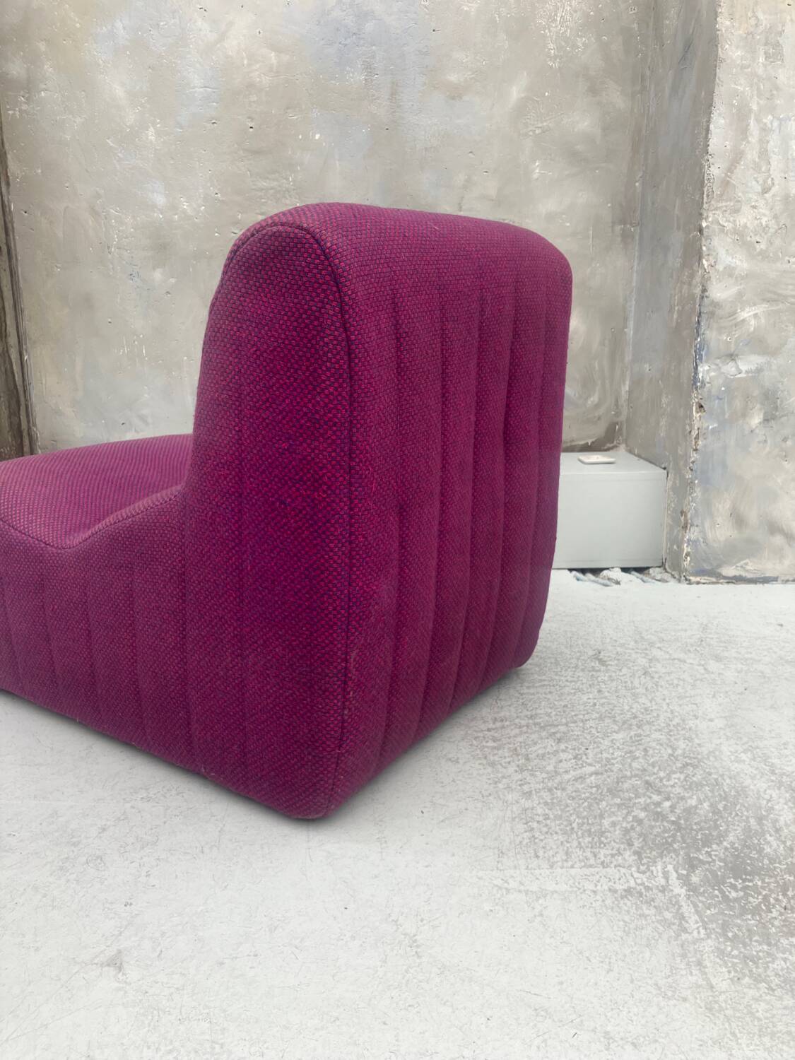 Fauteuil chauffeuse vintage 1970