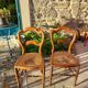Lot de chaises cannées