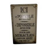 Information plate