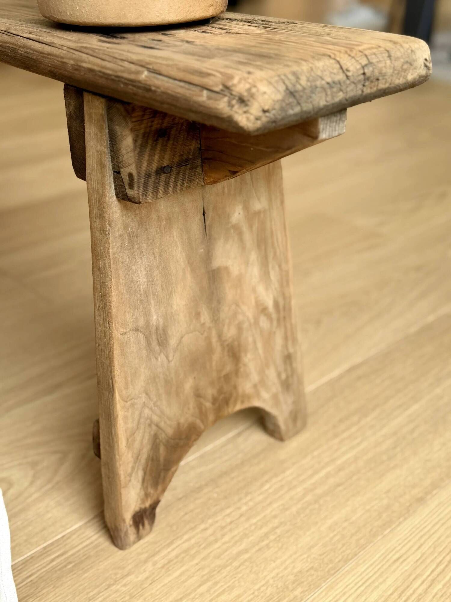 Renovated farm bench