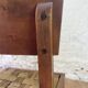 Set of 6 wooden and braided rope chairs