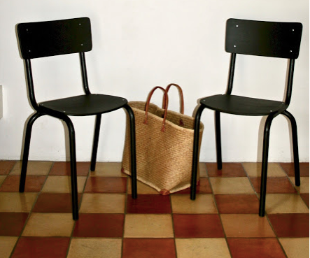 Pair of re-visited old school chairs