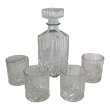Whisky decanter 900 ml and 4 glasses 230 ml