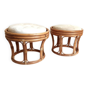 Paire de poufs Années