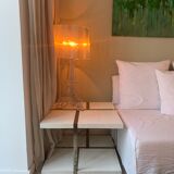 Coffee table end of sofa