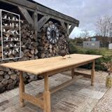 Solid oak farmhouse table 233cm