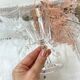 6 white wine glasses Cristal D'Arques model Versailles