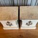 2 x French church consoles