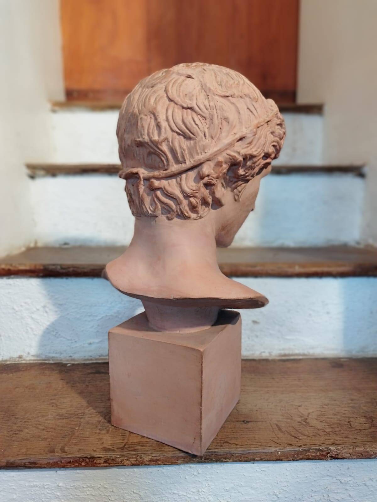 Antique terracotta bust