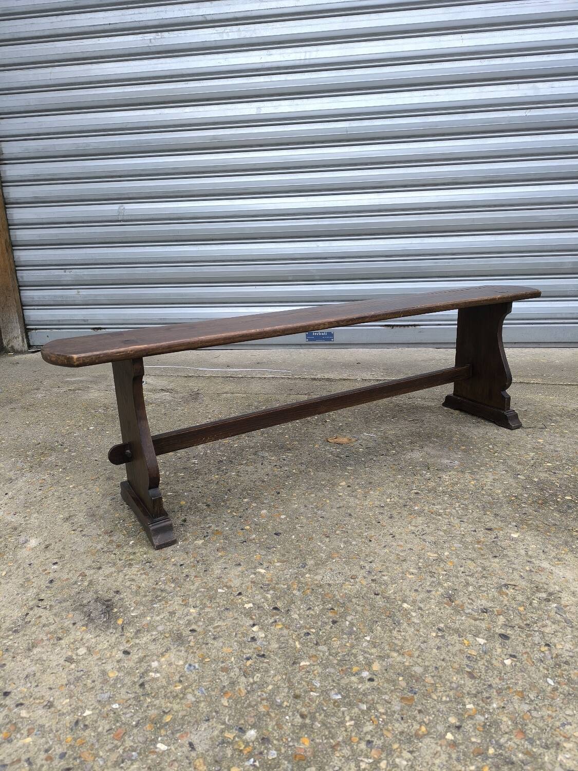 Banc d'église en bois début XXème