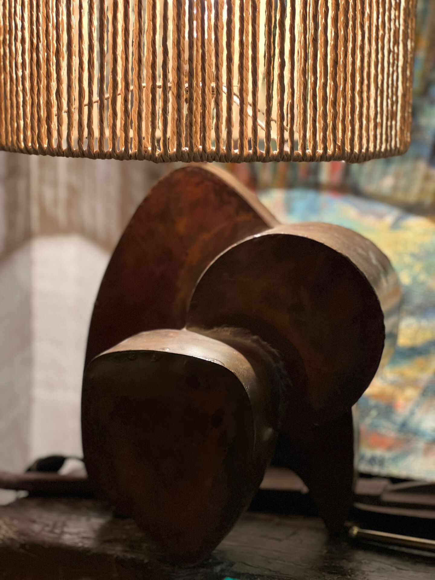 Brutalist lamp