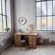 Bureau pin meuble atelier 1950