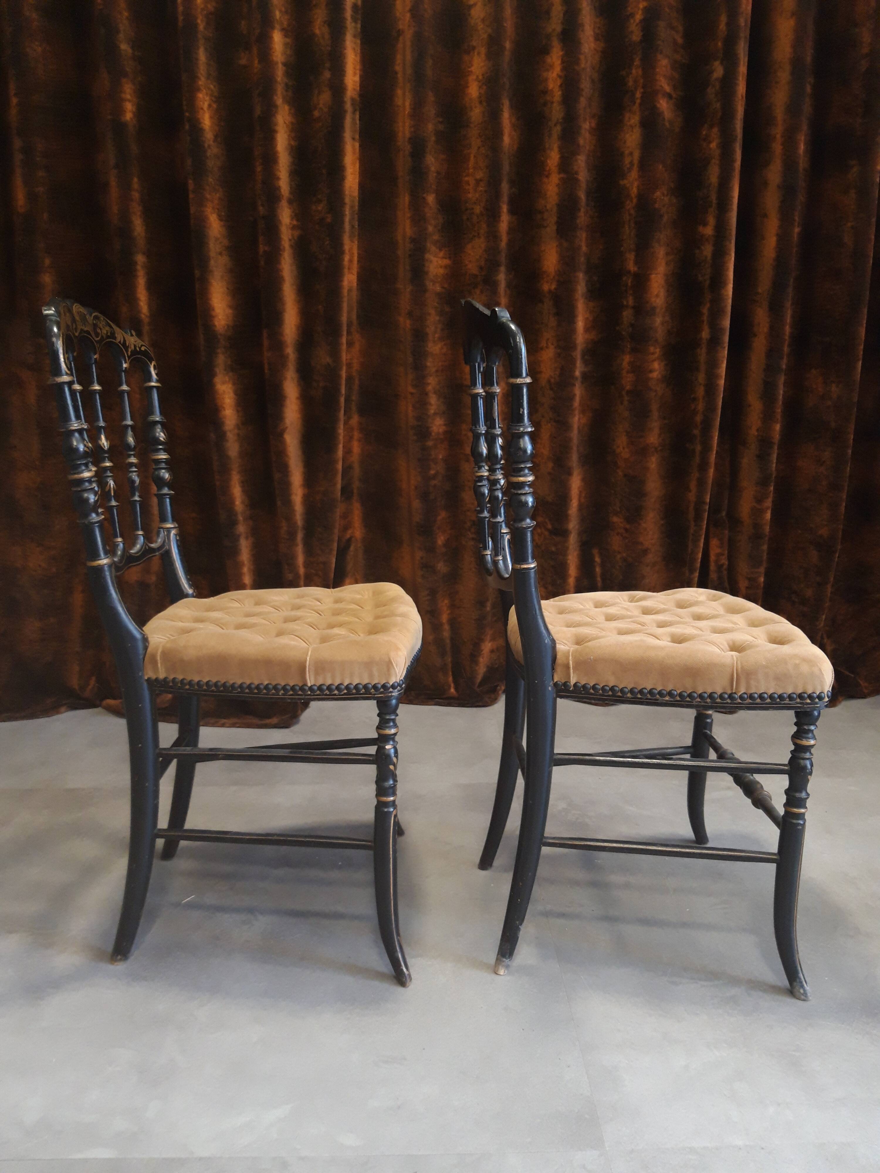 Paire de chaises Charivari