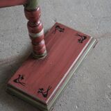 A pine table mirror by a Swedish cabinetmaker, folk art, early 20th century.