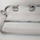 Chrome coat rack