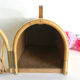 Rattan transport basket