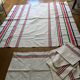 Nappe bayadère et 4 serviettes