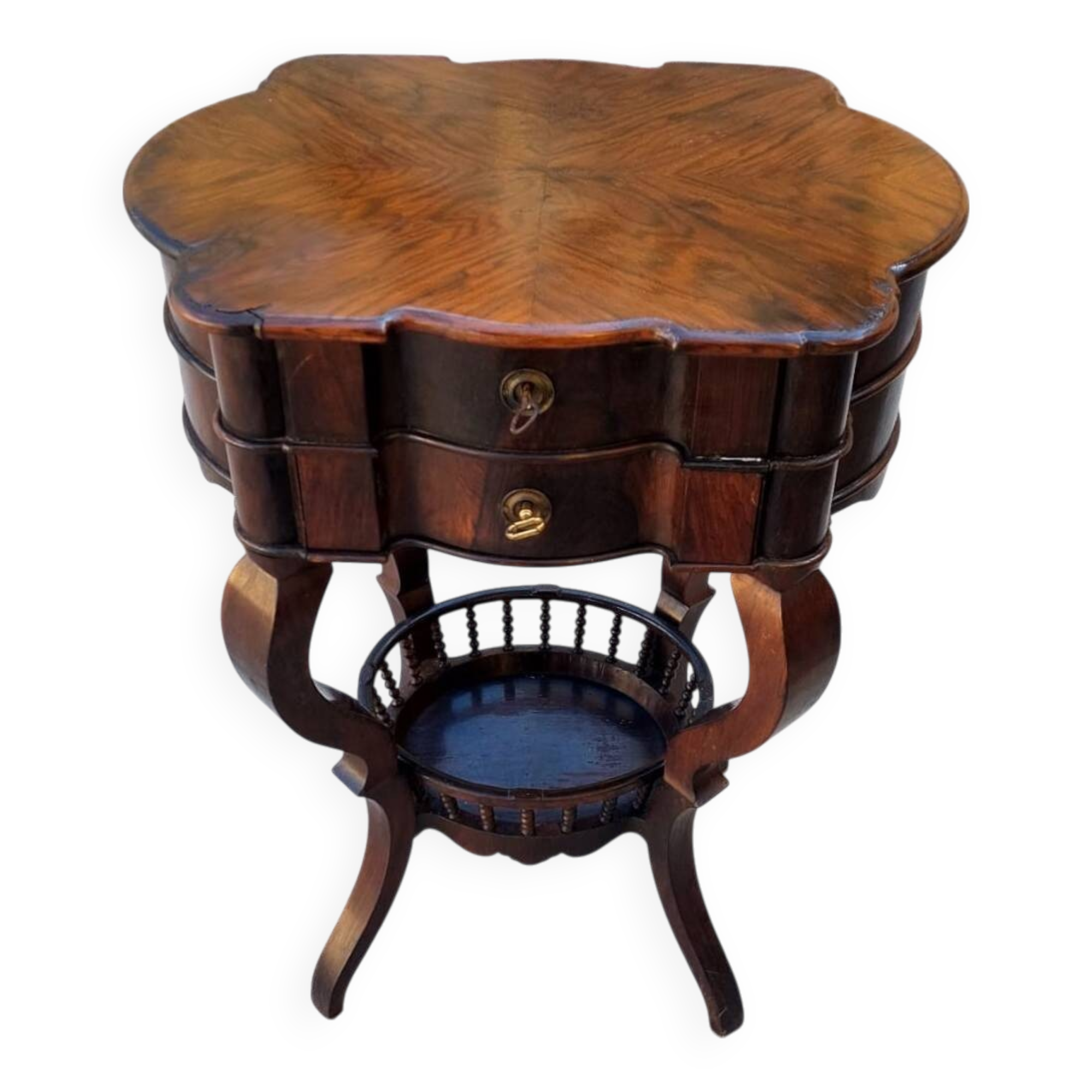 Table De Travail Louis Philippe En Placage De Palissandre