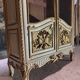 Bookcase in gilded wood and restored wood from the Napoleonic III period.