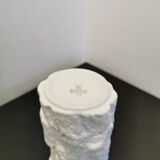 Vintage white biscuit vase Bareuther Germany