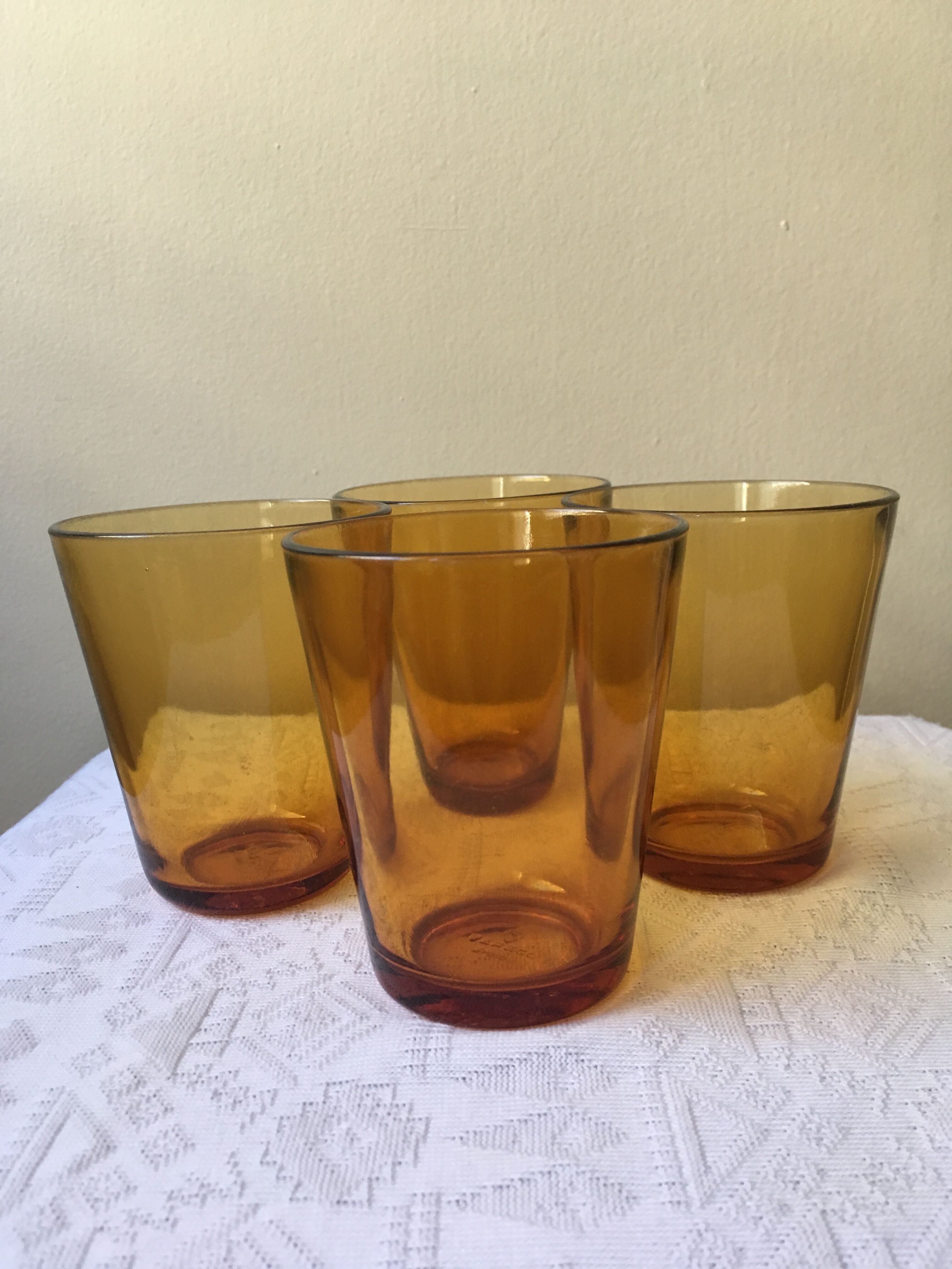 Set of 4 Vereco water glasses