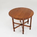 Antique oak side table 1890
