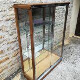 Chrome and wood metal showcase