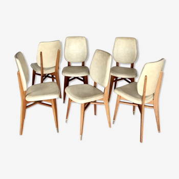 Set of 6 chairs 50s/60s