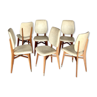 Set of 6 chairs 50s/60s